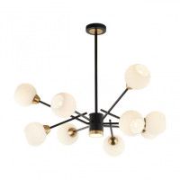 Люстра на штанге Arte Milano Neapolis 278408/8+1 BK/GD