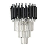 Настенный светильник Natali Kovaltseva DARIAN 76017/2W CHROME BLACK