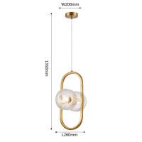 Подвесной светильник Favourite Malinconia 4051-2P