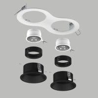 Встраиваемый светильник Lightstar Domino (214626+214607+214607+214007+214007) D6260707BMOD