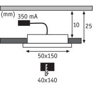Мебельный светодиодный светильник Paulmann Micro Line Led Fleecy 93576