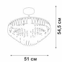 Потолочная люстра Vitaluce V5352-1/5PL