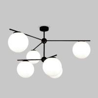 Люстра на штанге Eurosvet Marbella 60147/6 черный Smart a063852