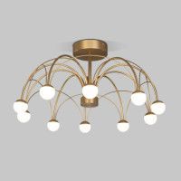 Люстра на штанге Eurosvet Ragno 90031/10 LED золото a069303