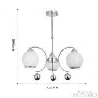 Люстра на штанге Arte Milano Neapolis 276207/3 Ni
