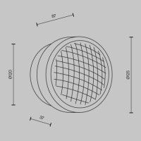 Настенный светильник  Maytoni Olo MOD493WL-L6BSK