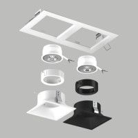 Встраиваемый светильник Lightstar Domino (214526+214506+214507+214006+214007) D5260607WBMOD