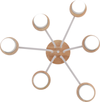 Потолочная люстра Rivoli Lois 3186-306 Б0070179