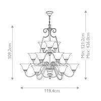 Подвесная люстра Hinkley HK-CELLO15