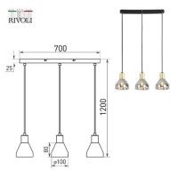 Подвесной светильник Rivoli Kassandra 3118-303 Б0054679