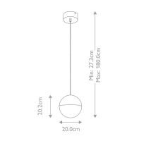 Подвесной светильник Kichler Moonlit QN-MOONLIT-P-PC