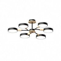 Люстра на штанге LED4U L3218-740 BK