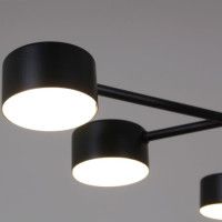 Люстра на штанге Reluce 03726-0.3-09 BK GX53