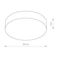 Потолочный cветильник Nowodvorski Arena Black 10176