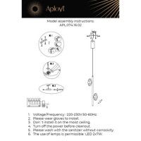 Подвесной светильник Aployt Tereze APL.074.16.02