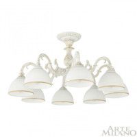 Потолочная люстра Arte Milano 346410/8 WT+G