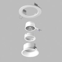 Встраиваемый светильник Lightstar Domino (214616+214606+214006) D61606WMOD