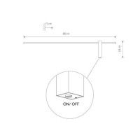 Настенный светильник Nowodvorski Motive Led M Black 10852