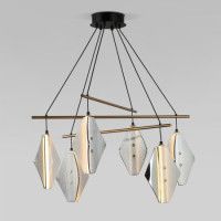 Подвесной светильник Eurosvet Glare 301054 LED латунь a071576