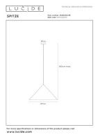 Подвесной светильник Lucide Spitze 21440/60/36