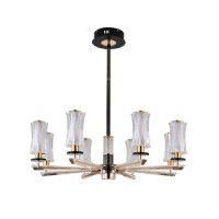 Люстра на штанге Indigo Grandioso 13038/8R Black V000186L