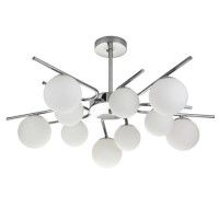 Люстра на штанге Escada Sphere 642/10P Silver
