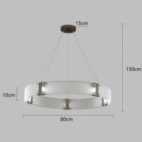 Подвесной светильник Delight Collection Parallel Ring D8028P/R/D800 black/clear