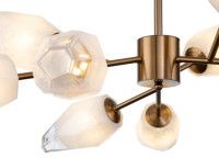 Люстра на штанге Indigo Boccio 13003/9C Brass V000004