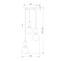Подвесной светильник Eurosvet Bubble 50151/3 белый