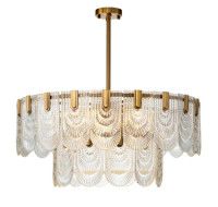 Люстра на штанге Indigo Salice 12022/A/9R Brass V000024