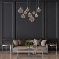 Каскадная люстра Eurosvet Gemini 90353/9 хром a069039