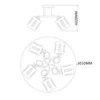 Потолочная люстра Escada Calluna 1120/5PL