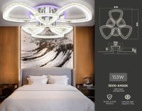 Потолочная люстра Ambrella Light Acrylica FA8861