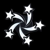 Потолочная люстра Natali Kovaltseva Star INNOVATION STYLE 83018 BLACK