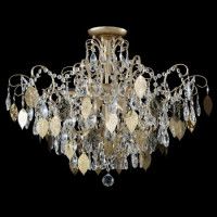 Потолочная люстра Crystal Lux ESMIRALDA PL9 GOLD