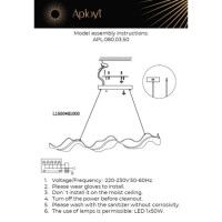 Подвесная люстра Aployt Viven APL.080.03.50