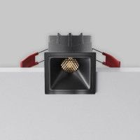 Встраиваемый светильник Maytoni Alfa LED DL043-01-10W3K-SQ-B-1