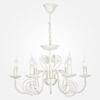 Подвесная люстра Eurosvet 60018/6 белый с золотом