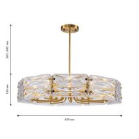 Люстра на штанге Favourite Glacies 4764-10P