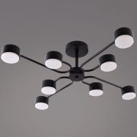 Люстра на штанге Reluce 03708-0.3-08 BK GX53