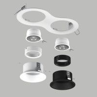 Встраиваемый светильник Lightstar Domino (214626+214606+214607+214006+214007) D6260607WBMOD