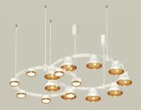 Комплект подвесного светильника Ambrella Light Techno Ring XR92081110 (A9208x2, C9241, C9236, N8144, N8124)