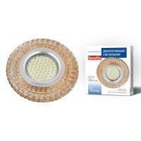 Встраиваемый светильник Fametto Fiore DLS-F130 GU5.3 Chrome/Brown