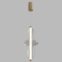 Подвесной светильник Crystal Lux QUASAR SP14W LED TRANSPARENT