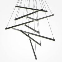 Каскадная люстра Maytoni Line MOD016PL-L96BK