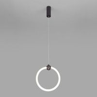 Подвесной светодиодный светильник Eurosvet Rim 90166/1 черный