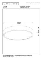 Потолочный светильник Lucide Unar 79185/30/02
