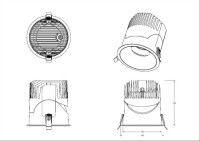 Встраиваемый светильник Fiberli 1005E65 12130606