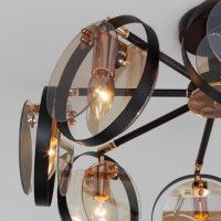 Потолочный светильник Eurosvet Gallo 70121/8 черный Smart a052342