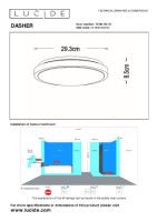 Потолочный светильник Lucide Dasher 79110/30/31
